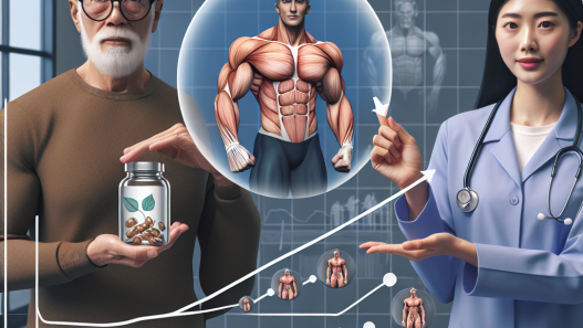 Unterstützung bei der Behandlung von Muskelschwund im Alter durch Peptide