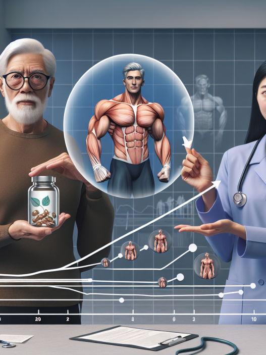 Unterstützung bei der Behandlung von Muskelschwund im Alter durch Peptide