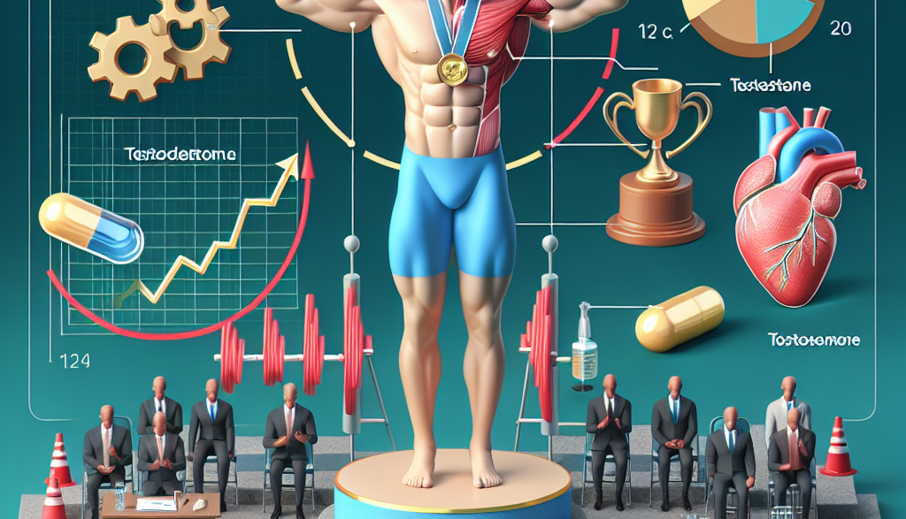 Wettkampfbühne und die Unterstützung durch Testosteron cypionat im Hormonstoffwechsel
