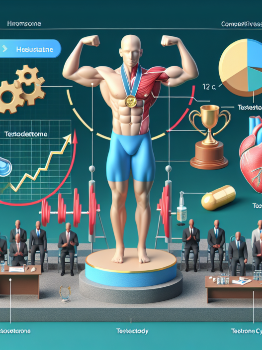 Wettkampfbühne und die Unterstützung durch Testosteron cypionat im Hormonstoffwechsel
